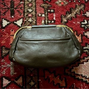 Vintage 60s Leather Clutch